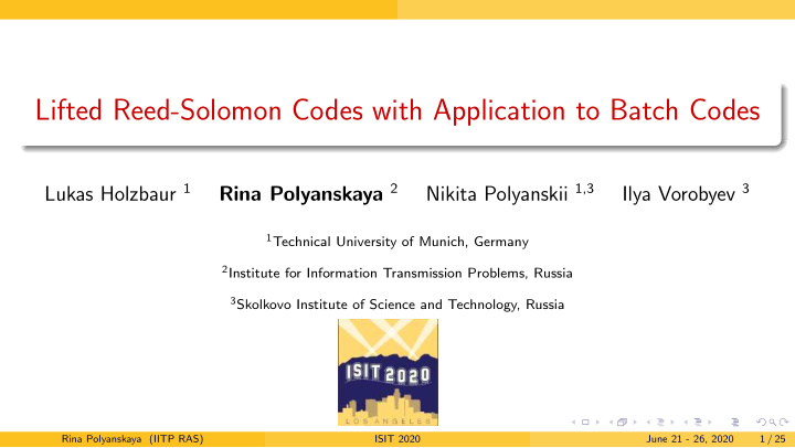 lifted reed solomon codes with application to batch codes