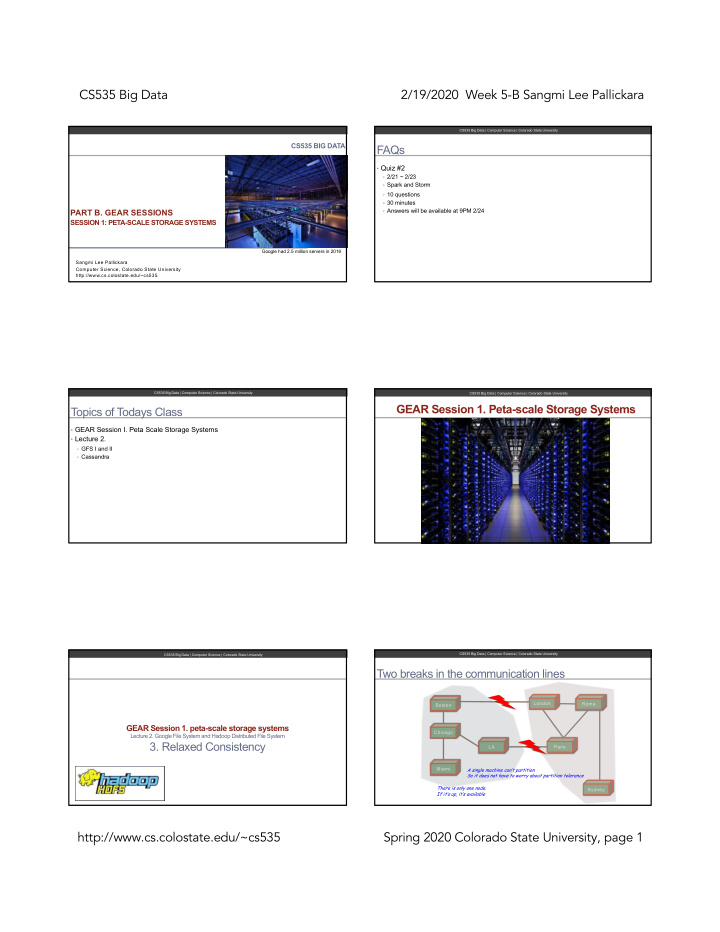 cs535 big data 2 19 2020 week 5 b sangmi lee pallickara