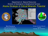 alaska strategic critical minerals potential