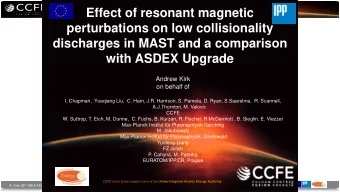 Effect of resonant magnetic  perturbations on low collisionality  discharges in MAST and a