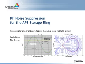 RF Noise Suppression  for the APS Storage Ring  Increasing longitudinal beam stability through a