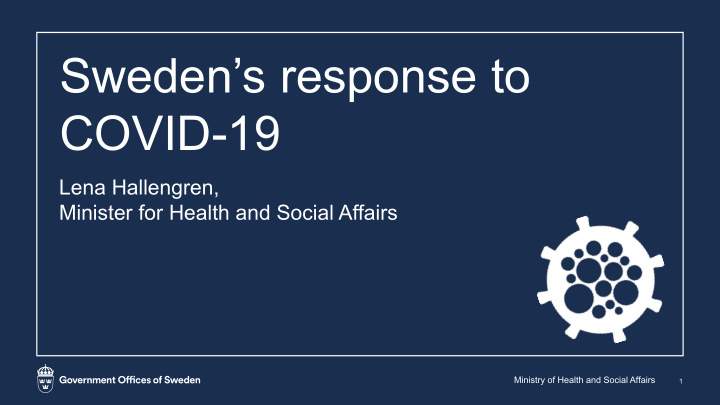 sweden s response to covid 19