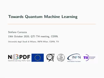 N 3  PDF  Machine Learning  PDFs  QCD  Introduction  NISQ era  We are in a Noisy