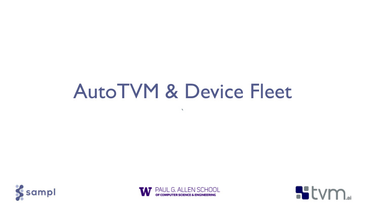 autotvm device fleet