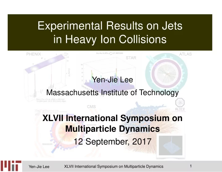 experimental results on jets