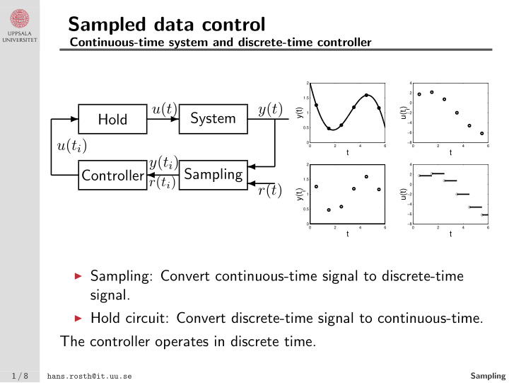 sampled data control