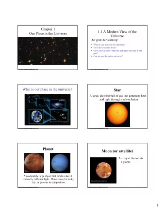 Star  A large, glowing ball of gas that generates heat  and light through nuclear fusion  Planet