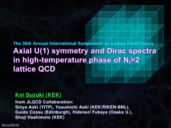 Kei Suzuki (KEK)  from JLQCD Collaboration:  Sinya Aoki (YITP), Yasumichi Aoki (KEK/RIKEN-BNL),