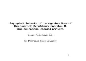 Asymptotic behavior of the eigenfunctions of  three-particle Schr  odinger operator. II.
