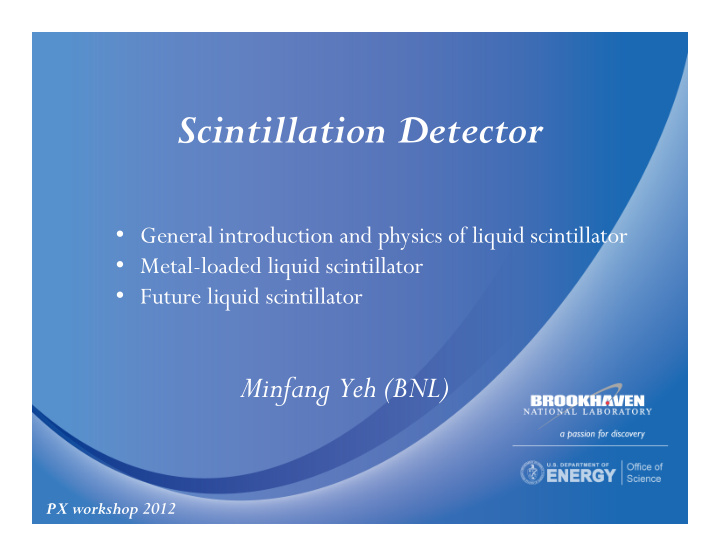 scintillation detector
