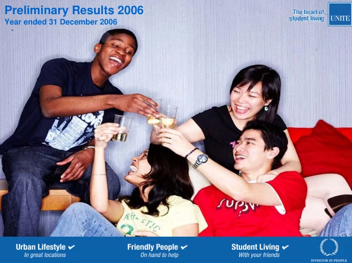 preliminary results 2006