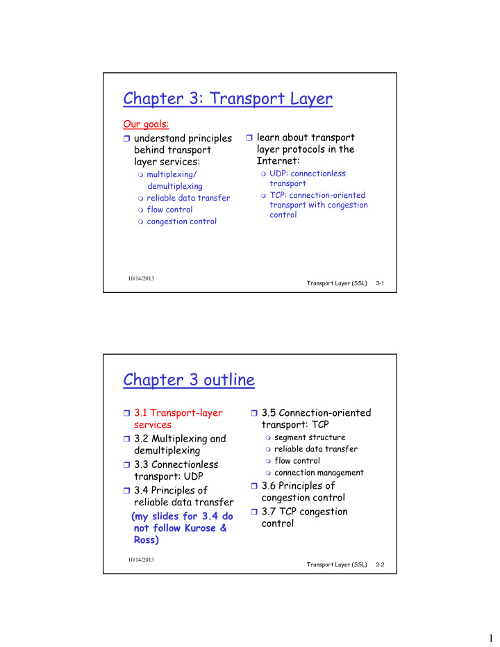 chapter 3 transport layer