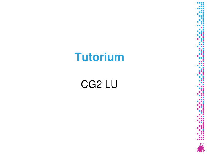 tutorium