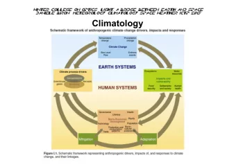 Climatology  Earths breath, from years to centuries  Variability, why?  Central England