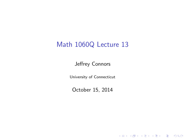 math 1060q lecture 13