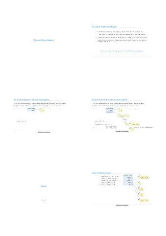 Box-and-Pointer Notation  Hierarchical structures are made up of parts, which themselves are