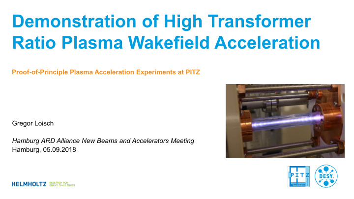 demonstration of high transformer