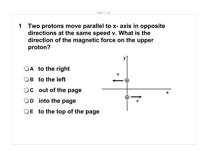to the left
