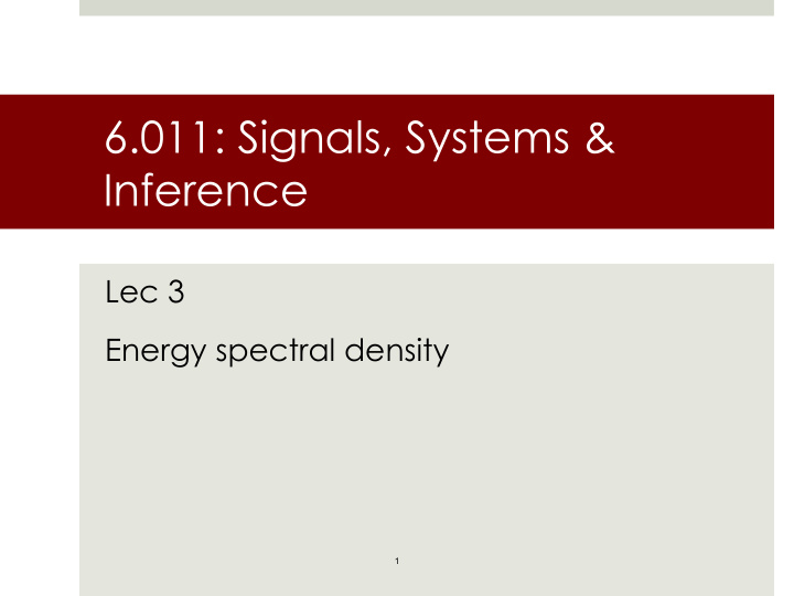 6 011 signals systems inference