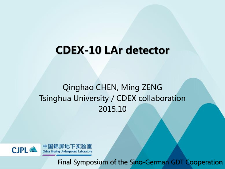 cdex 10 lar detector
