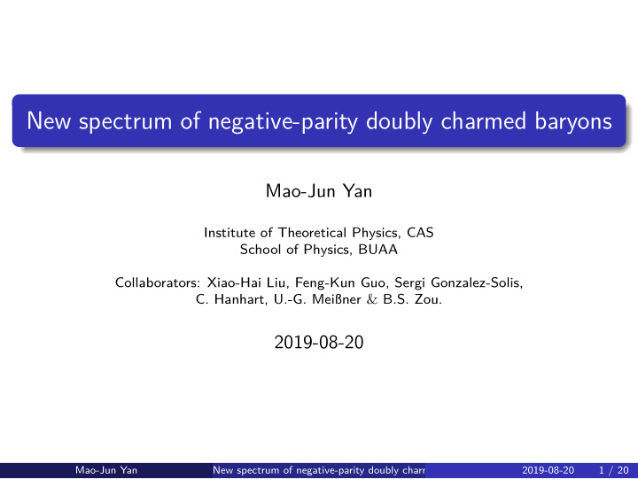 new spectrum of negative parity doubly charmed baryons