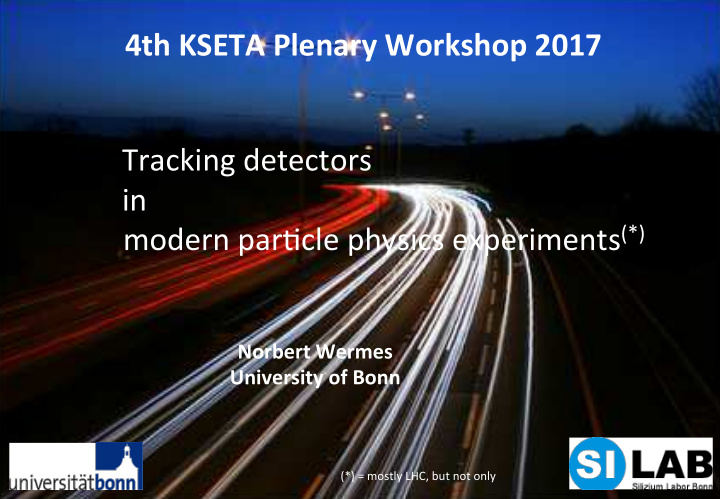 4th kseta plenary workshop 2017