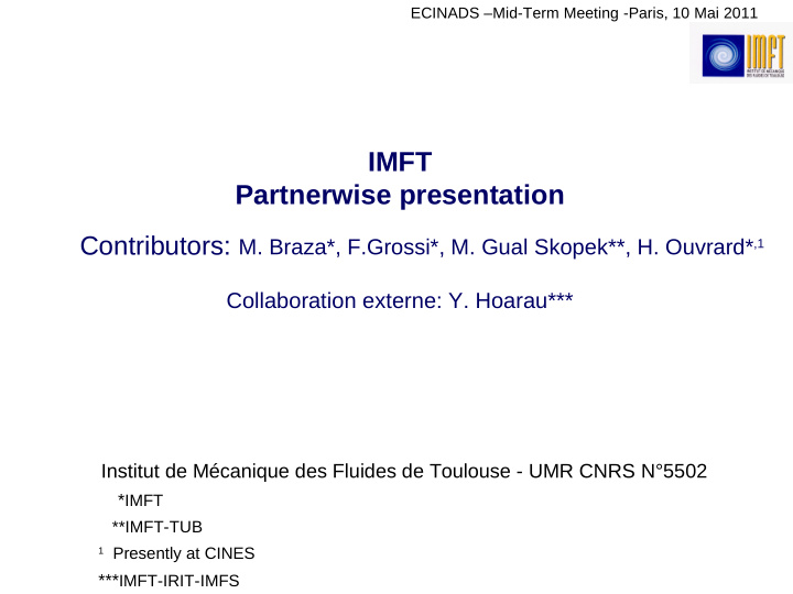 imft partnerwise presentation