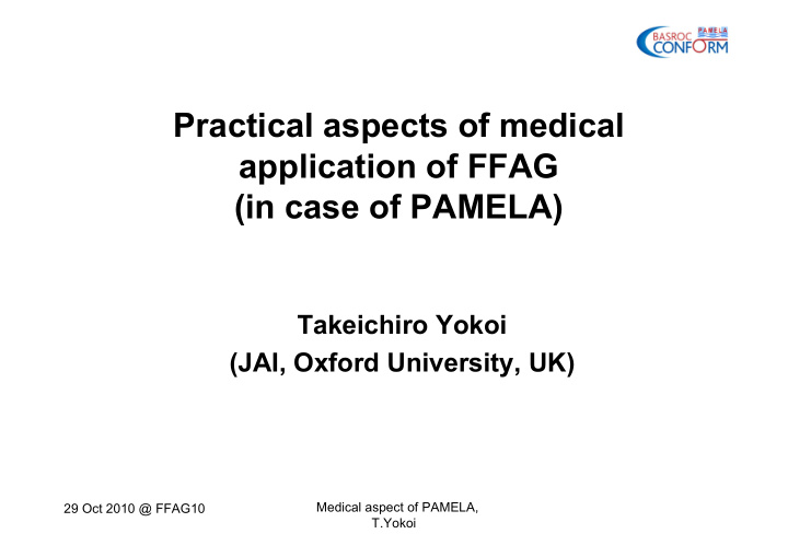 practical aspects of medical application of ffag in case