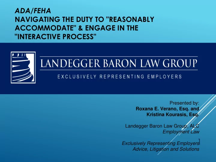 ada feha navigating the duty to quot reasonably