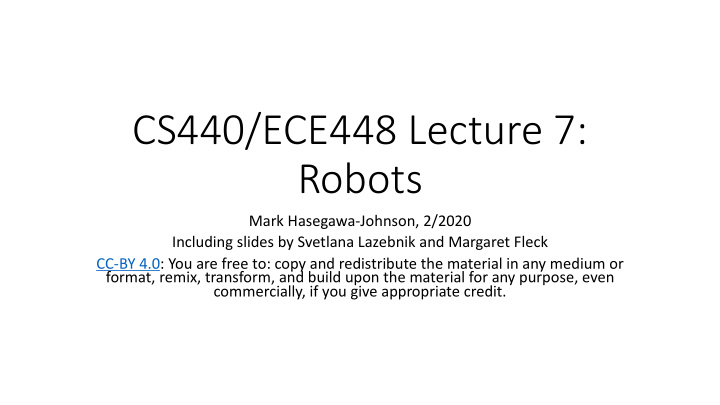 cs440 ece448 lecture 7 robots