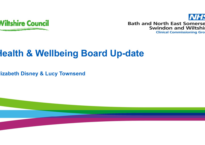health wellbeing board up date