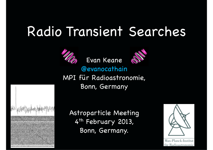 radio transient searches