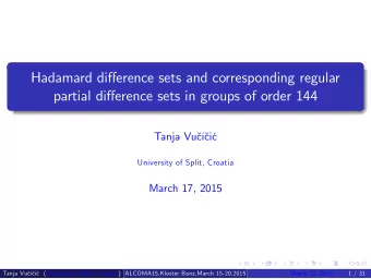 Hadamard difference sets and corresponding regular  partial difference sets in groups of order 144