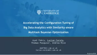 Accelerating the Configuration Tuning of  Big Data Analytics with Similarity-aware  Multitask