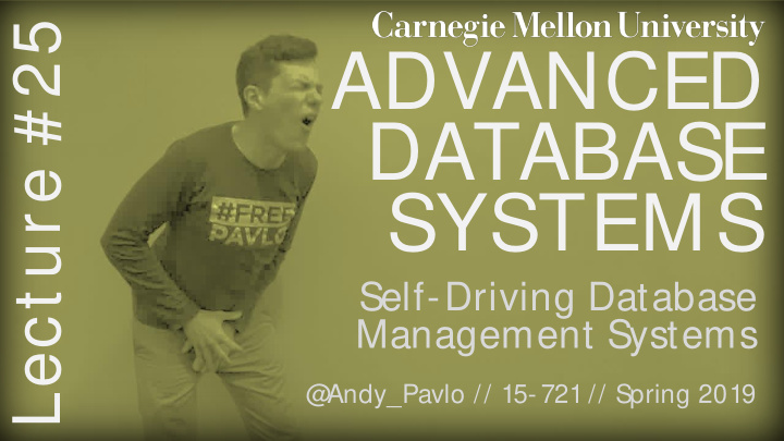 advanced database systems