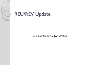 REU/REV Update  Paul Curtis and  Vitor Weber  1  Project Description  Android based acoustic
