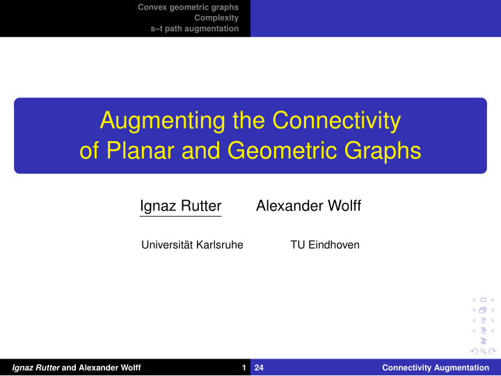 augmenting the connectivity of planar and geometric graphs