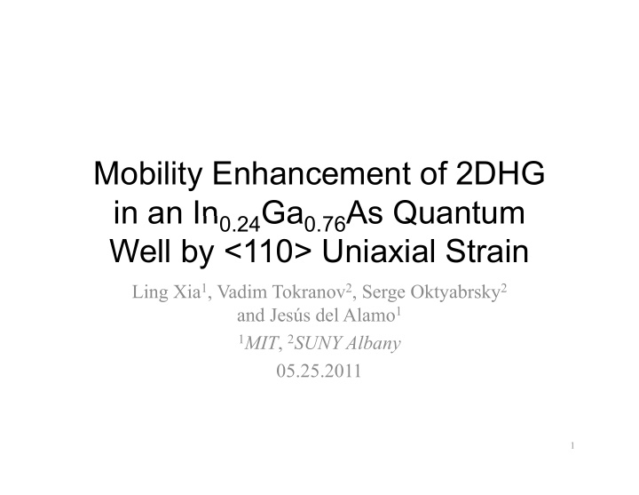 mobility enhancement of 2dhg