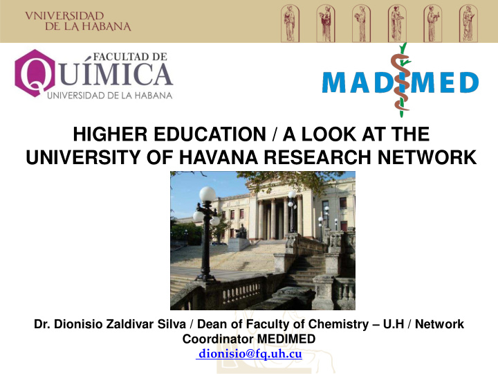 higher education a look at the university of havana