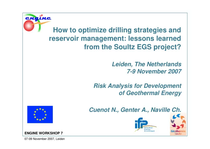 how to optimize drilling strategies and reservoir