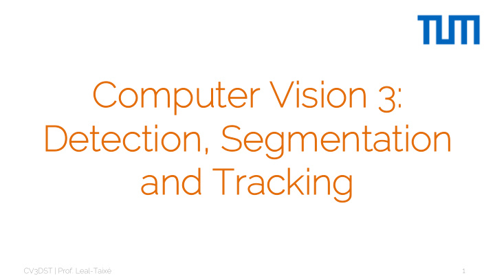 co compute mputer r vision 3 detection segmentation and