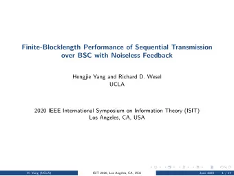 Finite-Blocklength Performance of Sequential Transmission  over BSC with Noiseless Feedback