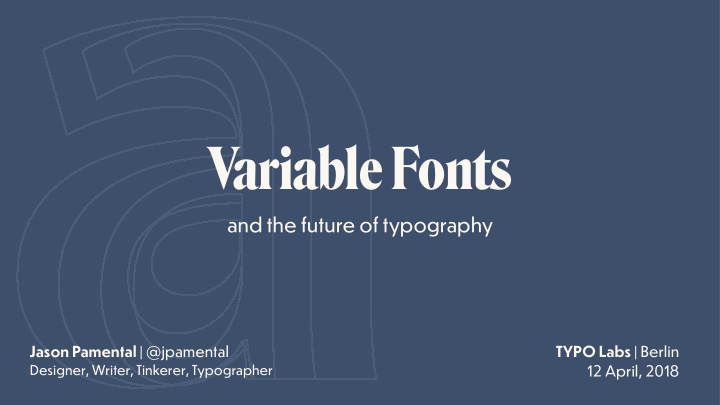 variable fonts