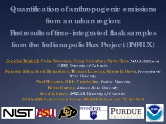 Quant  i  fi  cat  i  on of ant  hr  opogeni  c emi  ssi  ons  fr  om an ur  ban r  egi  on:  F  i