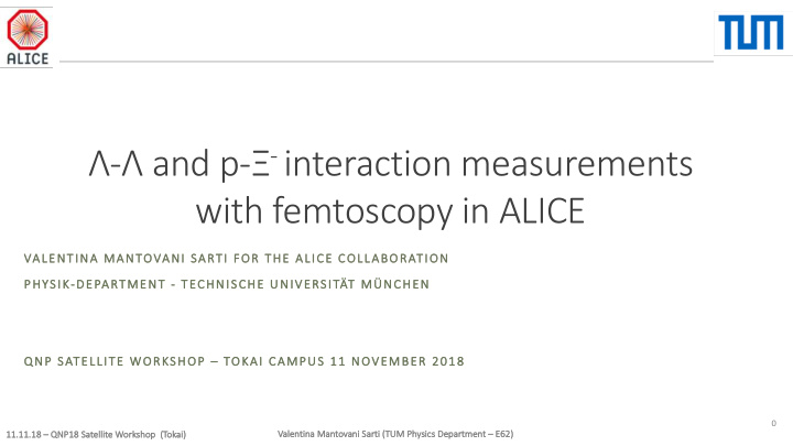 and p interaction measurements with femtoscopy in alice