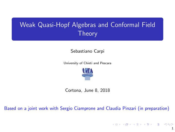 weak quasi hopf algebras and conformal field theory