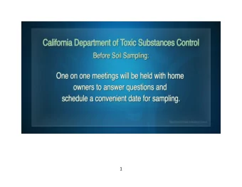 1  Access Agreement  2  Sampling residential soil with XRF tool  3  Soil sample being removed from