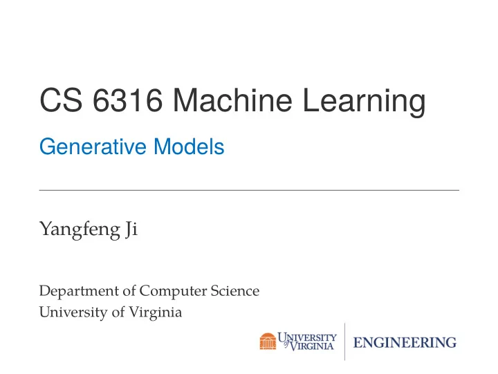 cs 6316 machine learning