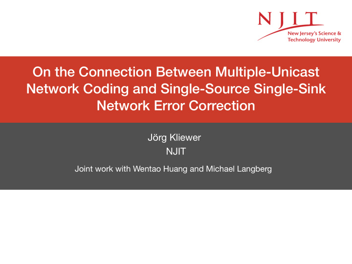 on the connection between multiple unicast network coding