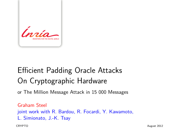 efficient padding oracle attacks on cryptographic hardware